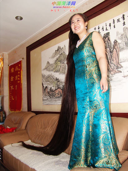 Feng Wan in 2009 long hair festival