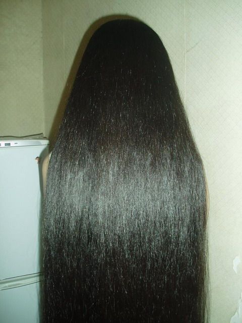 Zhou Hong's super thick long hair-2