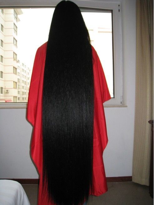 Beautiful long hair girl An Ji-1