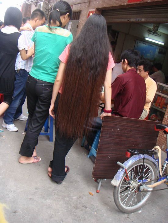 1.2 meters colorful long hair