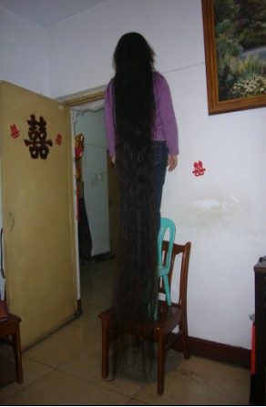2.1 meters super long hair