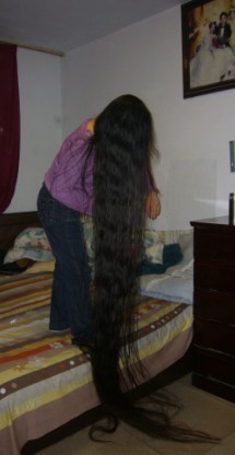 2.1 meters super long hair