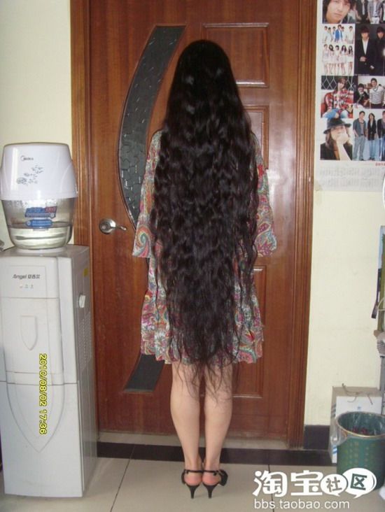 Make 1.6 meters long hair to bun like flower