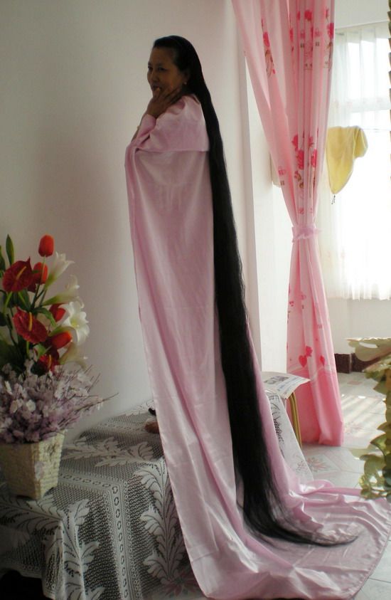 Longest hair in Shandong province