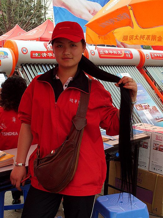 Long hair girl from Huangshi city, Hubei province