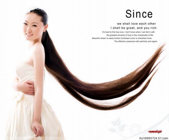 Beautiful long hair photos for Chinese New Year