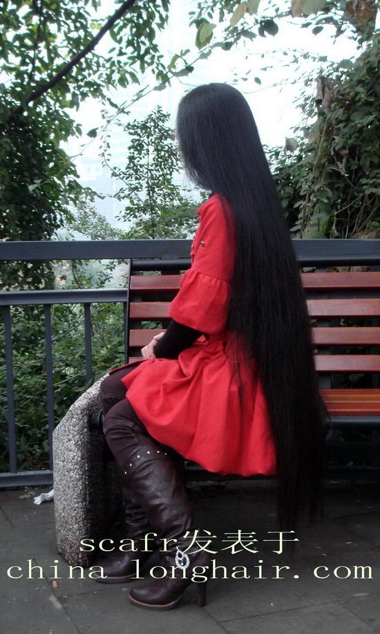 juexianchen's long hair photos-1