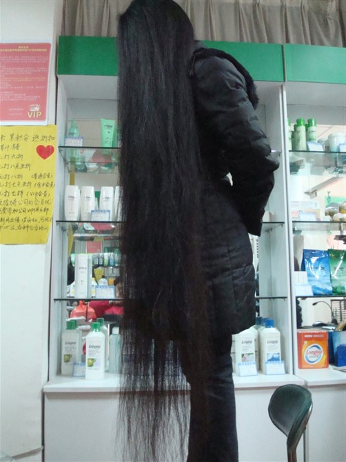 Calf length long hair from Nanchang city, Jiangxi province
