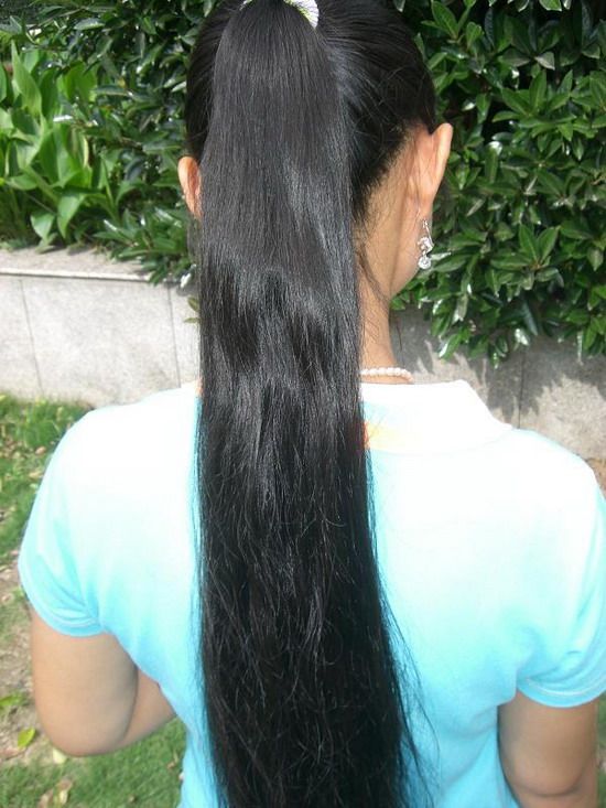 1 meter long hair made to different hairstyles