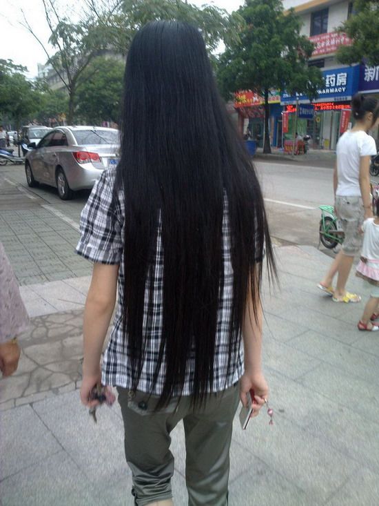 Streetshot of long hair by lidunjun in June