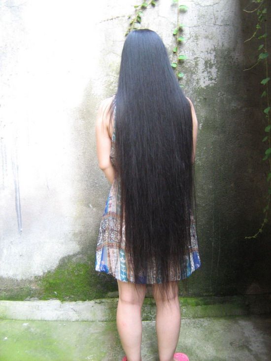 1.2 meters long hair from Wuhan city, Hubei province