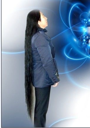 Calf length long hair from Yichun city, Heilongjiang province