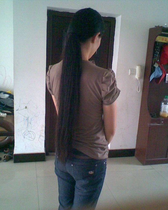 70cm silky long hair