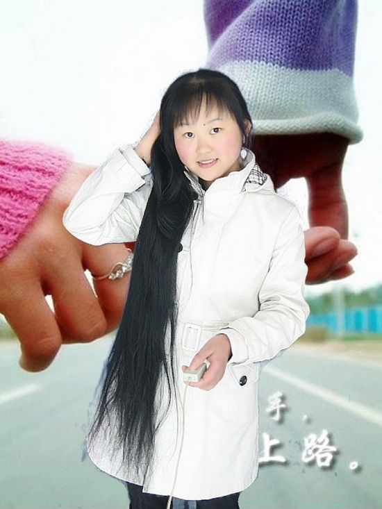Cute long hair girl--Chen Li