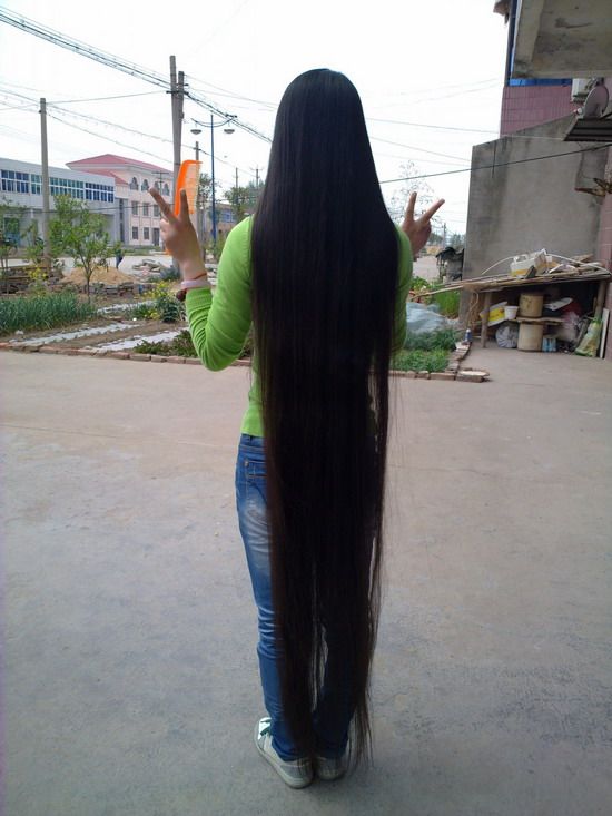 Beautiful changtoufa, beautiful long hair