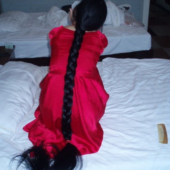 Super long hair of Liao Xishi