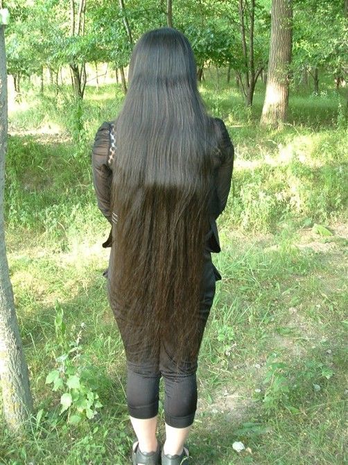 Long hair lady from Qinyang city, Gansu province