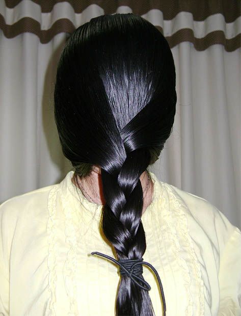 yingzibaobei wash her long hair