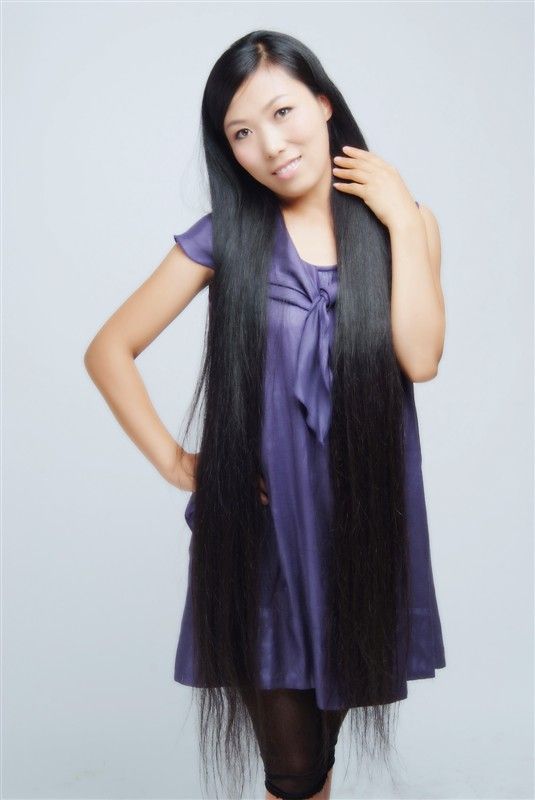Long hair lady from Changchun city, Jilin province
