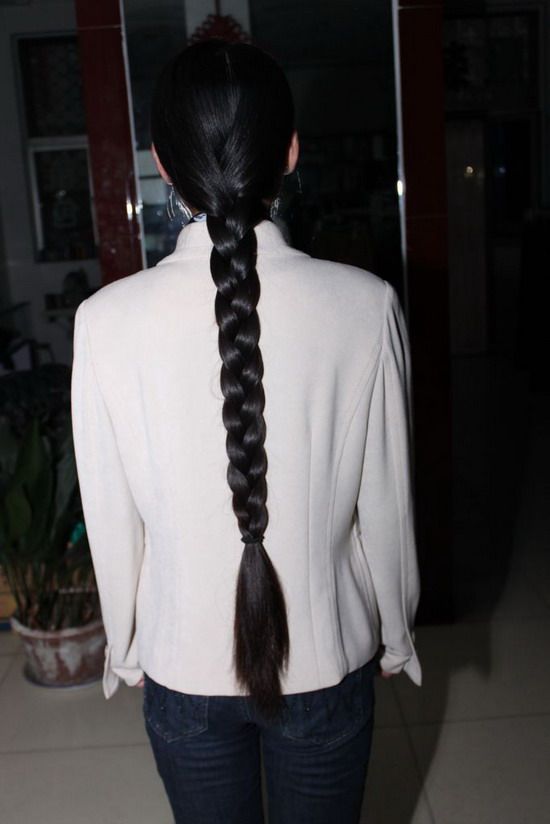 Straight long hair girl from Beijing