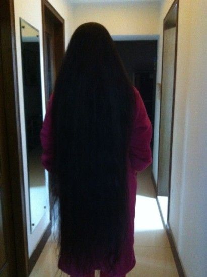 Not clear photos but beautiful long hair