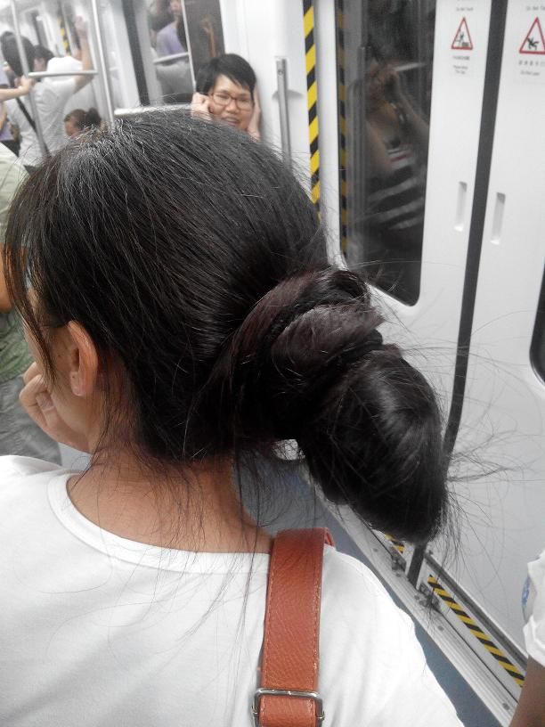 Streetshot of big bun by 95800 in subway