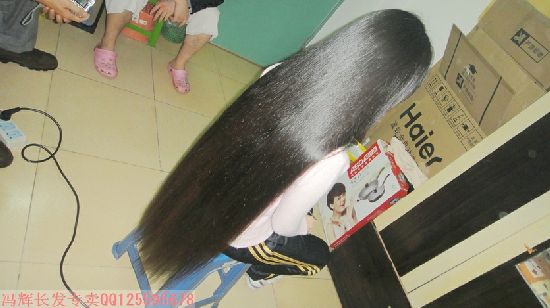 1.1 meters silky long hair from Shenzhen