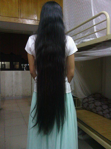 1 meter long hair from Guangzhou