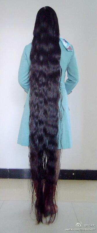 Gorgeous long hair from middle length to floor length