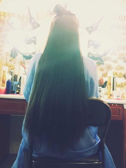Long hair photos from Chinese twitter-23