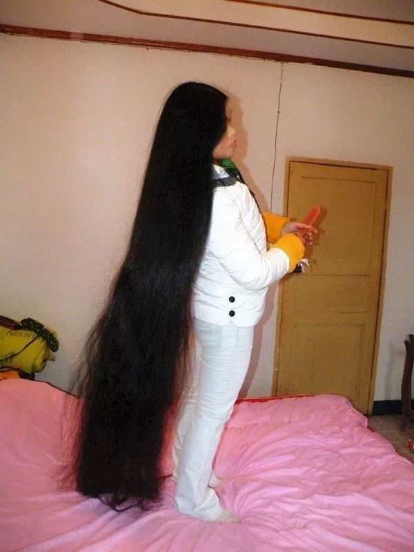 1.6 meters super thick long hair