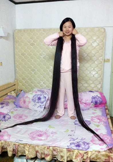 New long hair photos of Xia Kuanlei in Jan, 2015