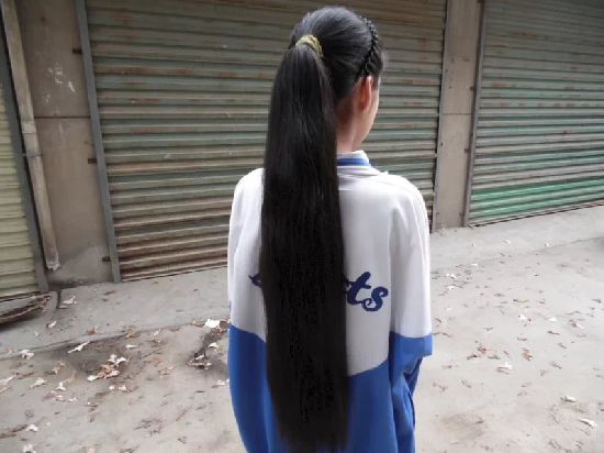 3 long ponytail photos