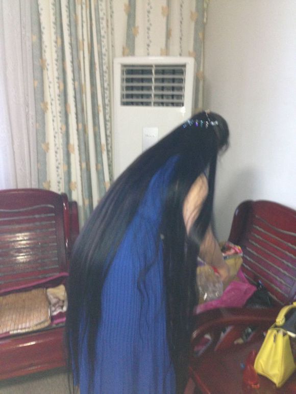 Super long hair at home