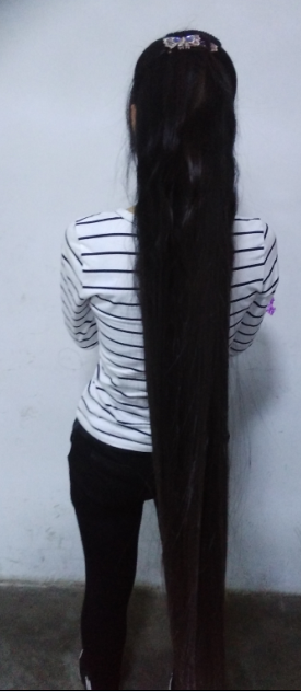 1.2 meters long hair