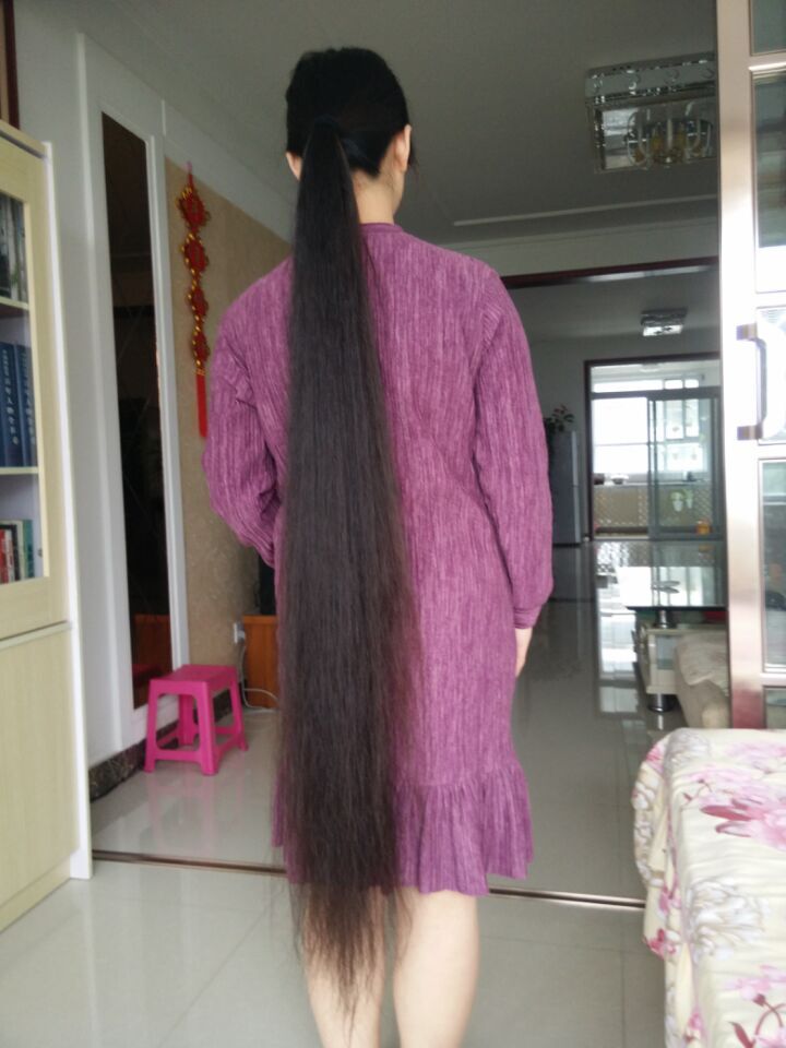 1.45 meters calf length long hair